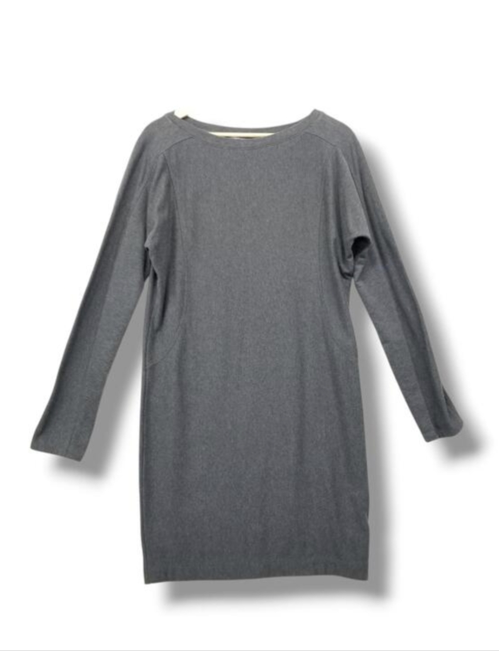 Athleta Salina‎ Sweatshirt Jersey Dress Medium Gray Long Sleeve